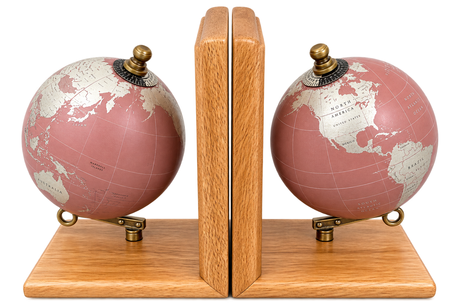 World Globe Decorative Bookends