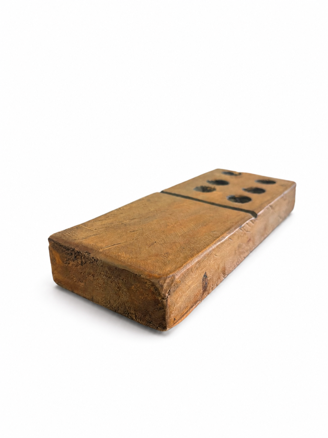 Oversized Rustic Wood Domino Block