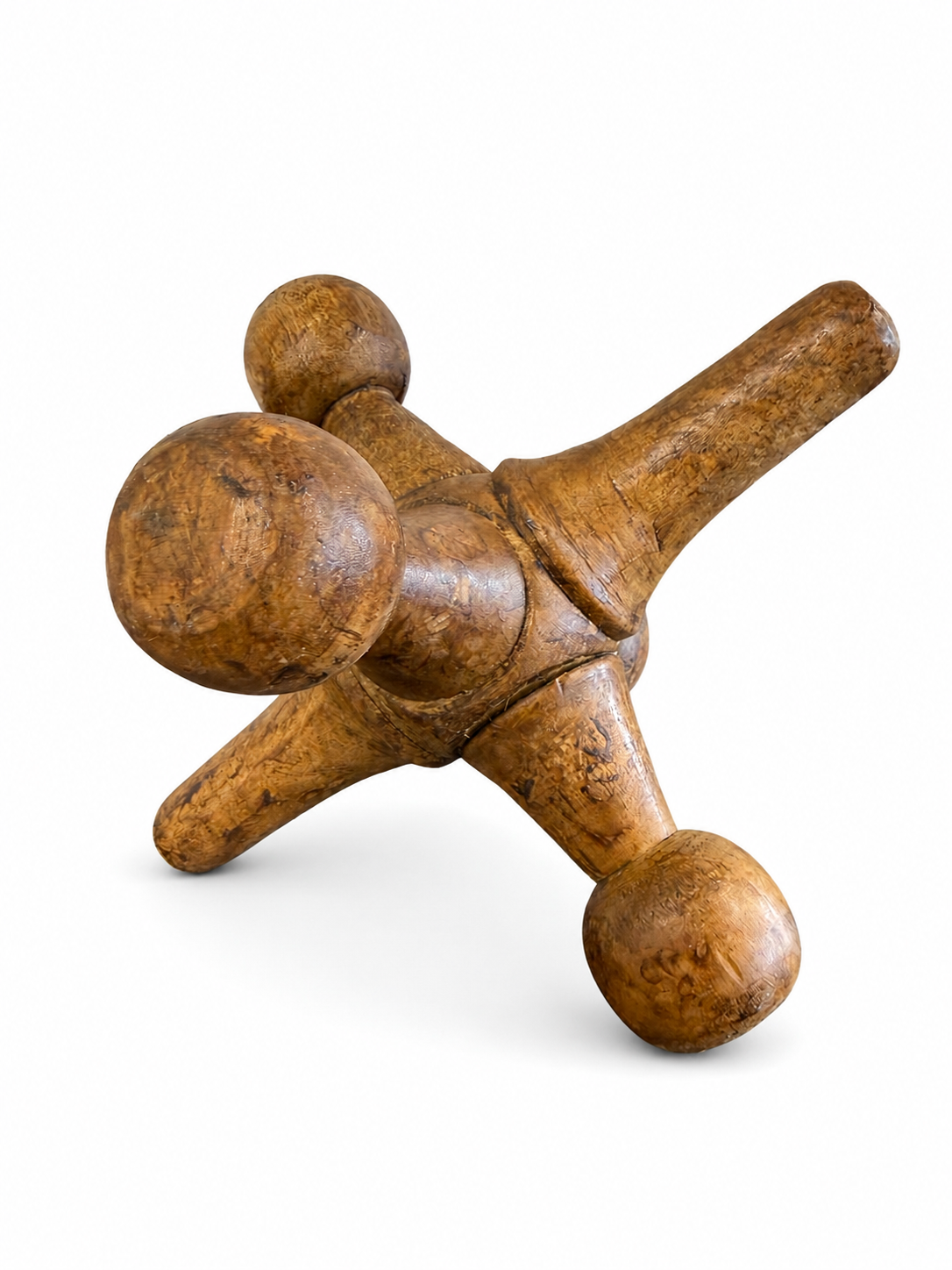Wood Jack Accent Sculpture