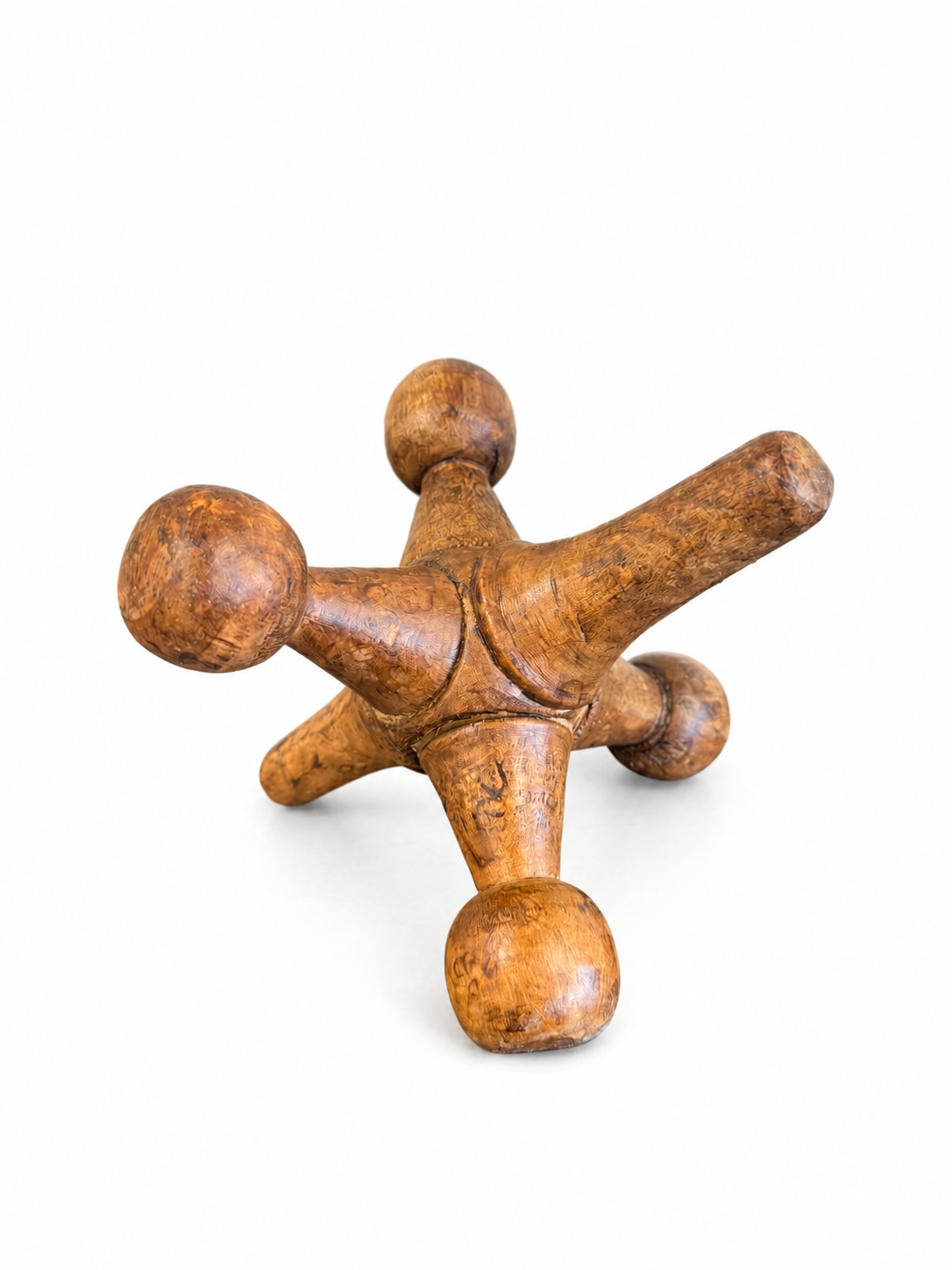 Wood Jack Accent Sculpture