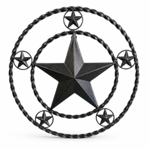 Texas Lone Star Metal Wall Décor