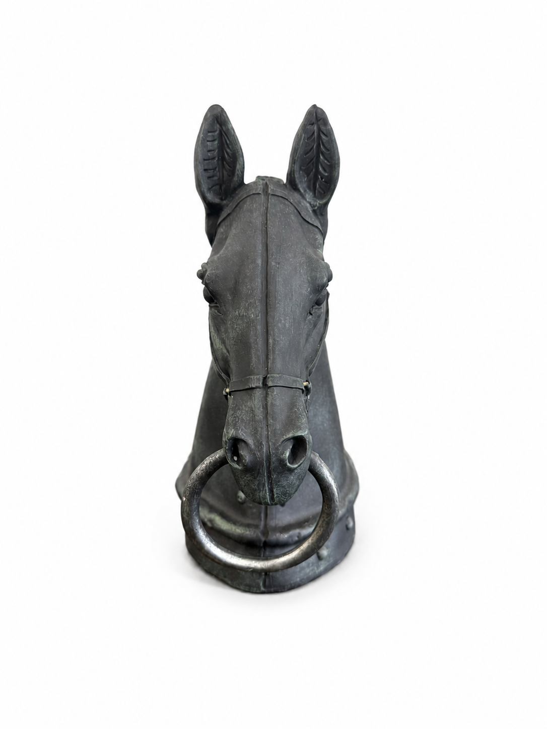 Antique-Style Horse Head Decorative Sculpture