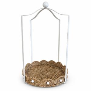 Woven Basket Display Stand
