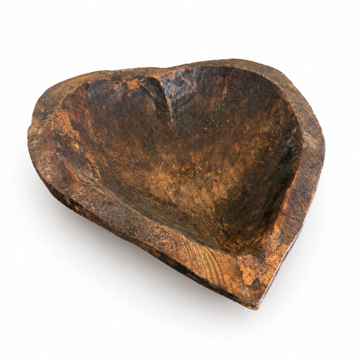 Hand-Carved Wood Bowl
