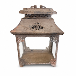 Antique-Style Decorative Metal Lantern