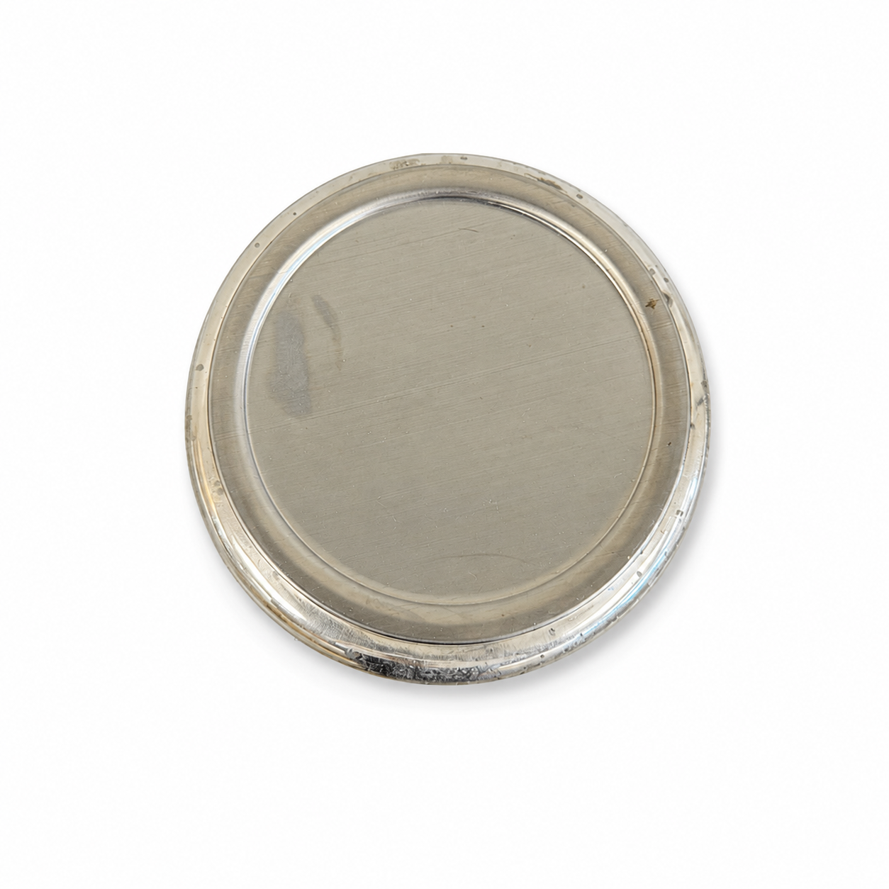 Silver Glass Candle Holder - Image 2